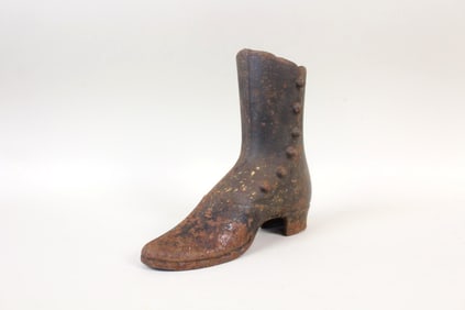 Victorian Cast Iron Lady's Boot, Shoe Store Display