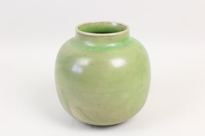 Royal Doulton Matte Green Glazed Vase