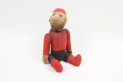 Schuco Mohair Monkey Yes/No Bellhop
