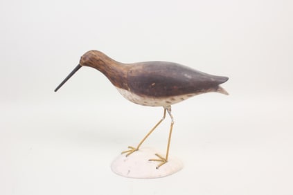 Signed Alfred Gardner Yellowlegs Shore Bird Decoy