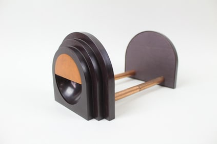 Art Deco Bakelite Expandable Bookend, Machine Age