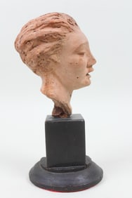 Terra Cotta Sculpture Head of a Woman
