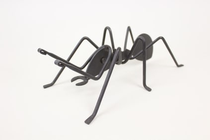 Black Steel Ant Sculpture, Fred Kessler