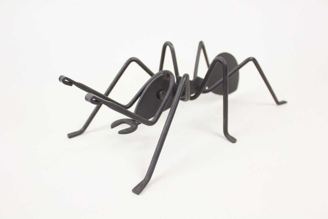 Black Steel Ant Sculpture, Fred Kessler (1 of 6)