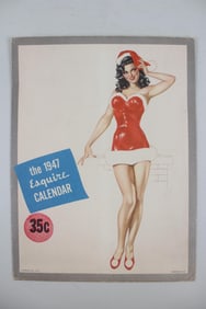 1947 Esquire Pin Up Girl Calendar