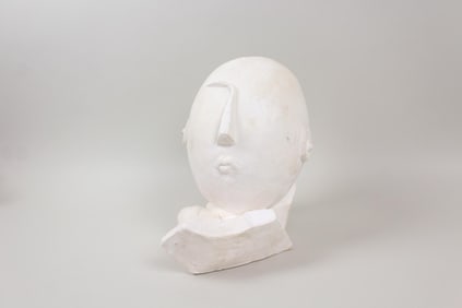 Modernist Plaster Bust