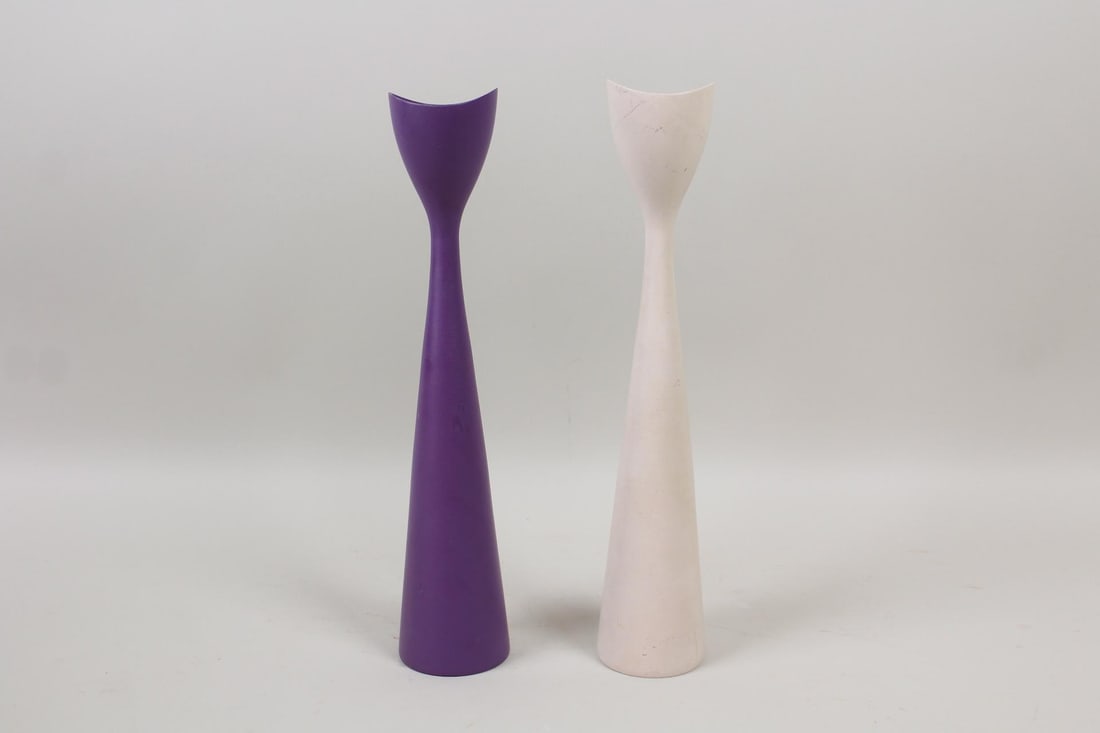 Pair of Mid-Century Danish Modern Candlestick Holders, BRDR Bonfils (1 of 7)