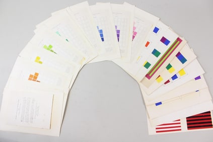 20 Munsell Student Color Charts & Color Perception Cards