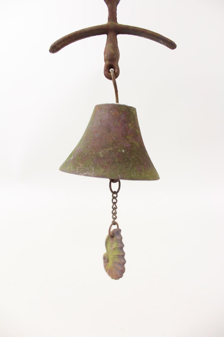 Cast Iron Wind Chime with Nautical Shell, Style of Tom Torrens (1 of 6)