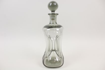 Holmegaard Kluk Kluk Smoked Glass Decanter