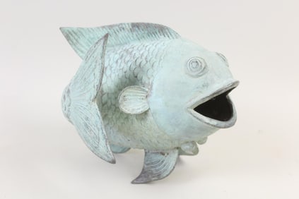 Bronze Koi Fish Fountain Head