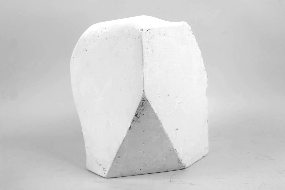 Abstract Plaster Sculpture, Barbara Hepworth Style (1 of 11)