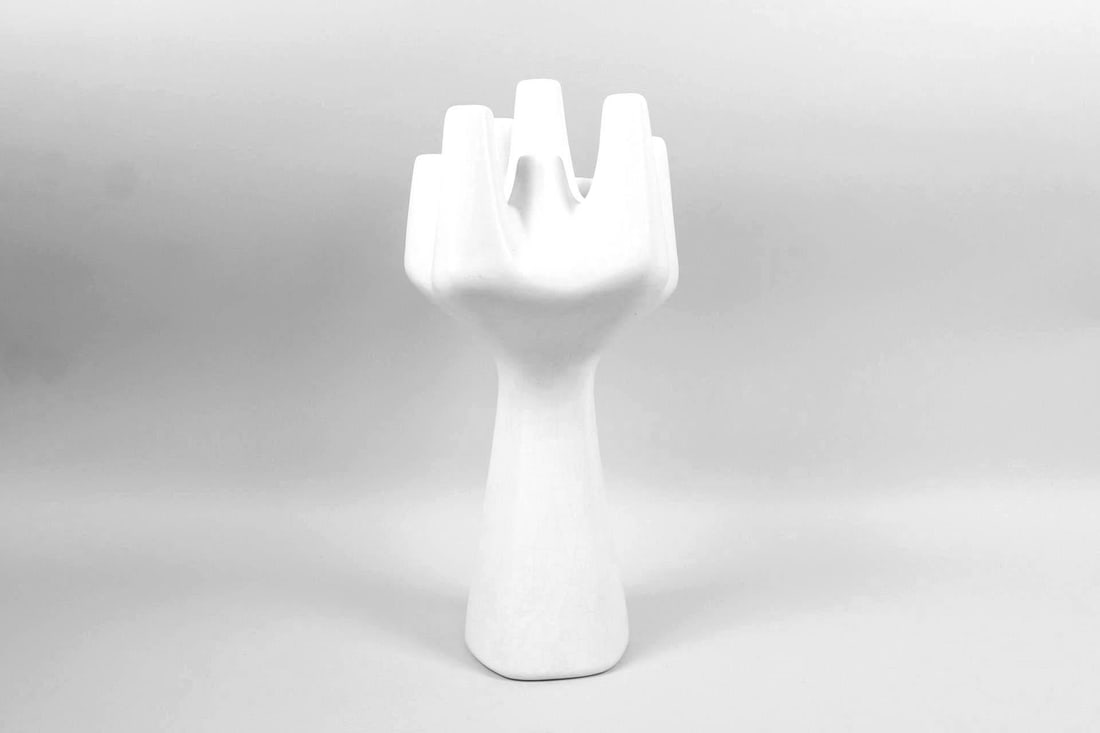 Ceramic Biomorphic Sculptural Vase (1 of 8)