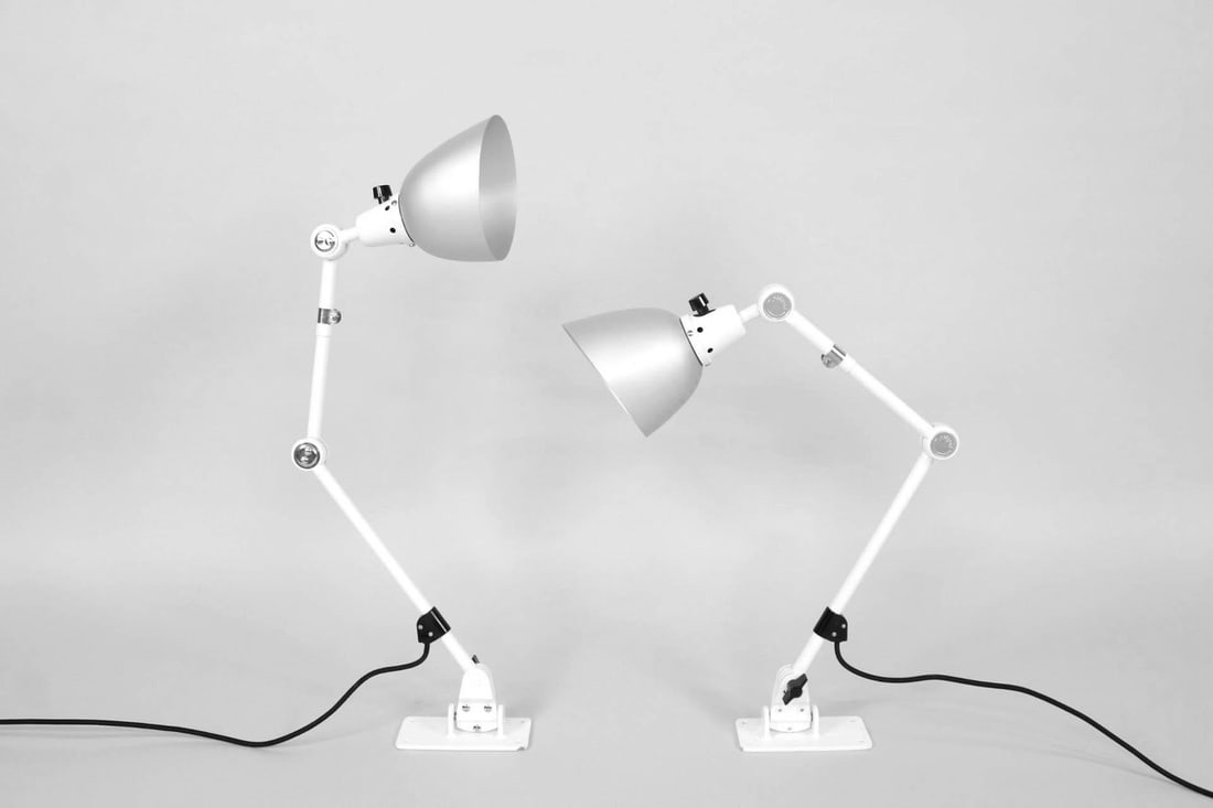 Pair of Bauhaus Midgard White Modular 505 Wall Mount Lamps (1 of 11)