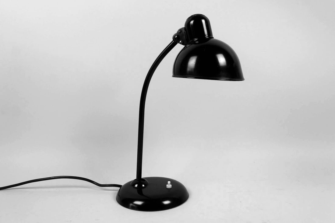 Adjustable Black Metal Kaiser Idell Lamp, Christian Dell for Fritz Hansen (1 of 10)