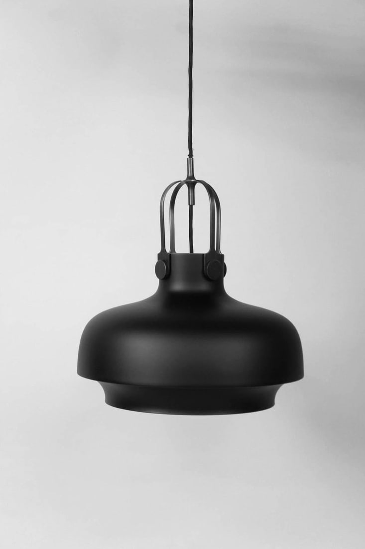 Pair of &Tradition Copenhagen Sc7 Black Pendant Lamps, New in Box (1 of 7)