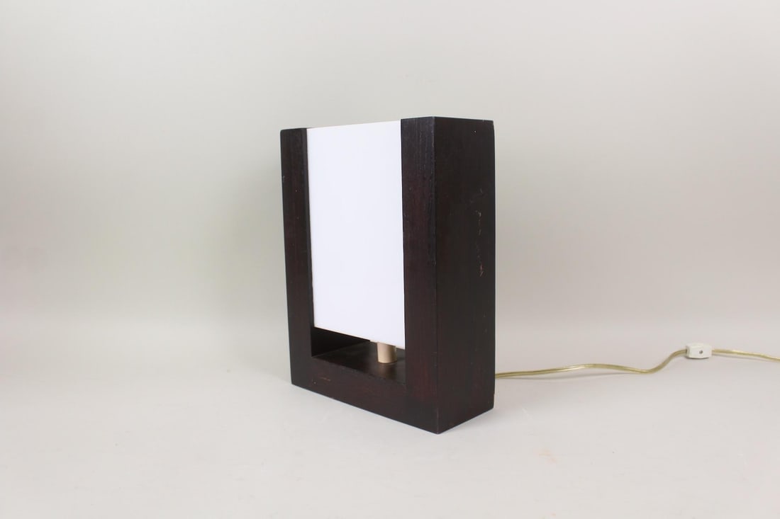 Postmodern Wood & Acrylic Shade Lamp (1 of 10)