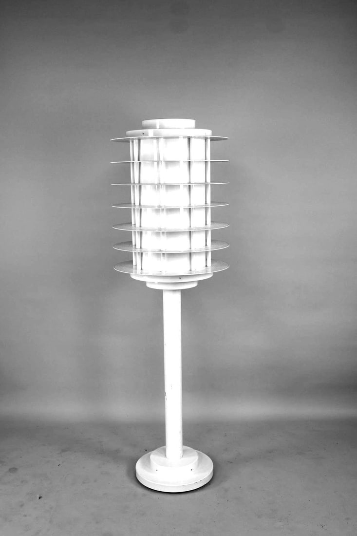 6-Foot Art Deco Skyscraper Floor Lamp, Walter von Nessen Style (1 of 7)