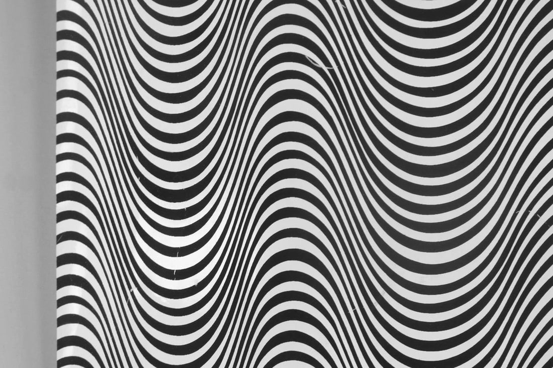 Black & White Optical Illusion Psychedelic Poster (1 of 9)
