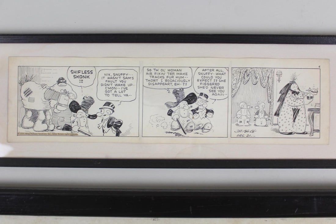 Pair of Original 1930s Comic Strips, Barney Google & Salesman Sam (1 of 15)