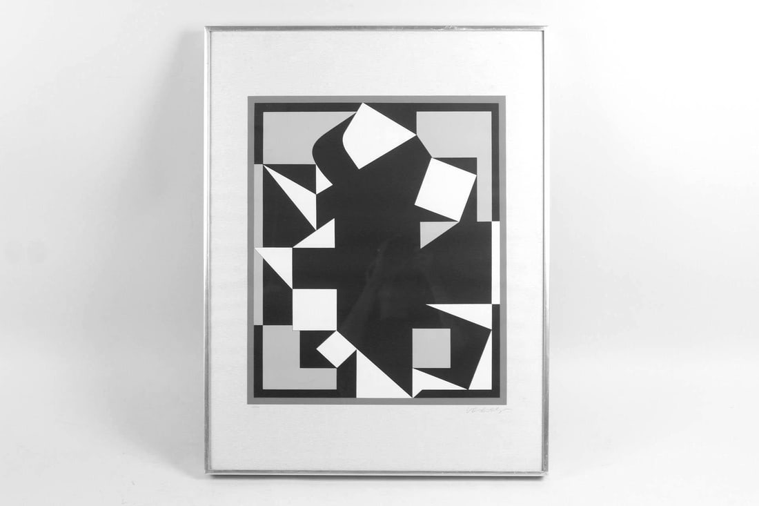 Victor Vasarely Screenprint "Orgovan" 1984 (1 of 10)