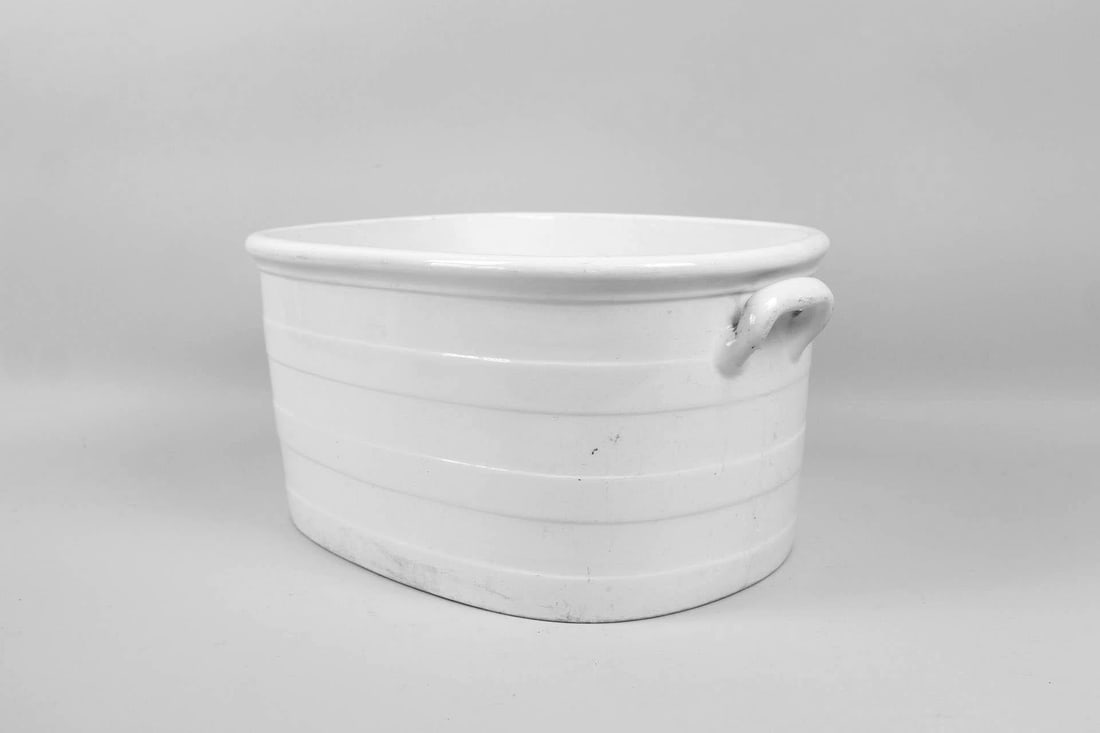 Wedgwood Etruria Creamware Foot Bath (1 of 10)