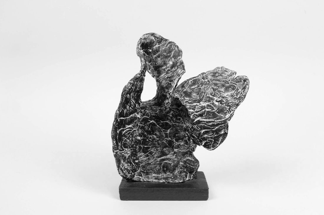 Chinese Scholar's Rock Sculpture on Wood Base (1 of 10)