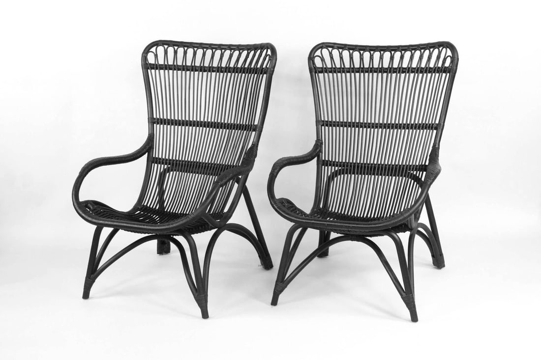 Pair of 'Monet' Rattan Bentwood Armchairs, Sika Design (1 of 10)