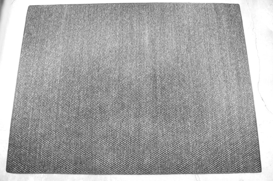 Large Black Tweed Indoor Outdoor Area Rug (1 of 13)