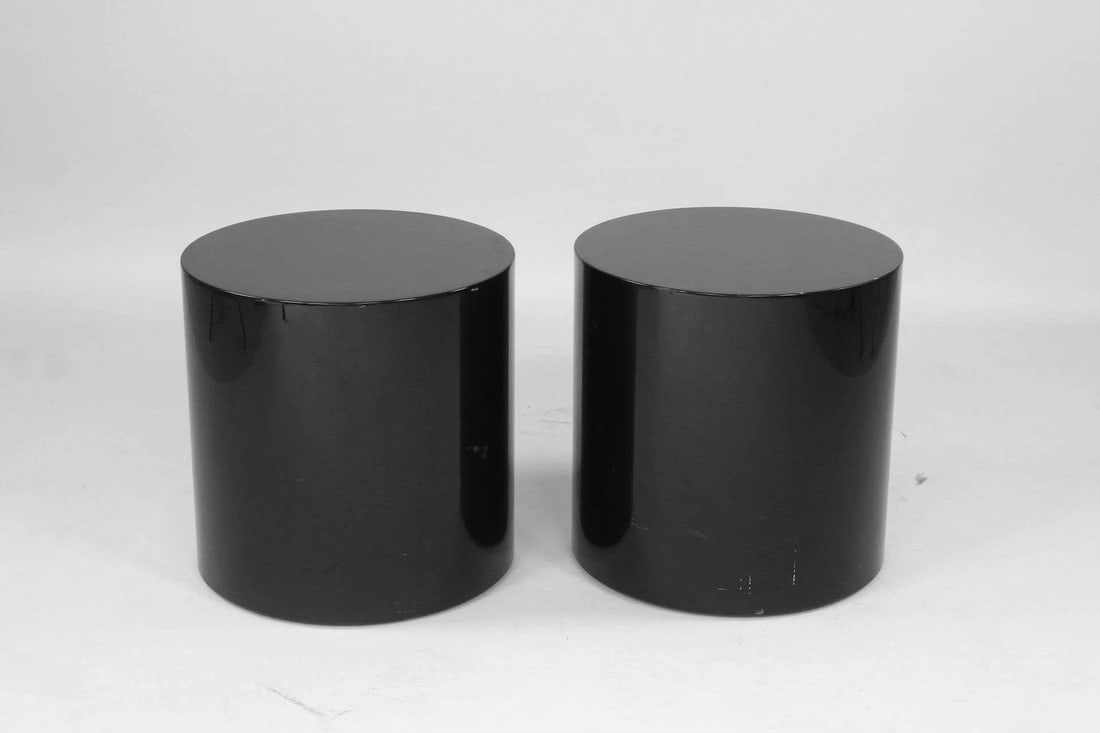 Pair of Cylindrical Pedestal Tables, Intrex Habitat, 6 of 8 (1 of 10)
