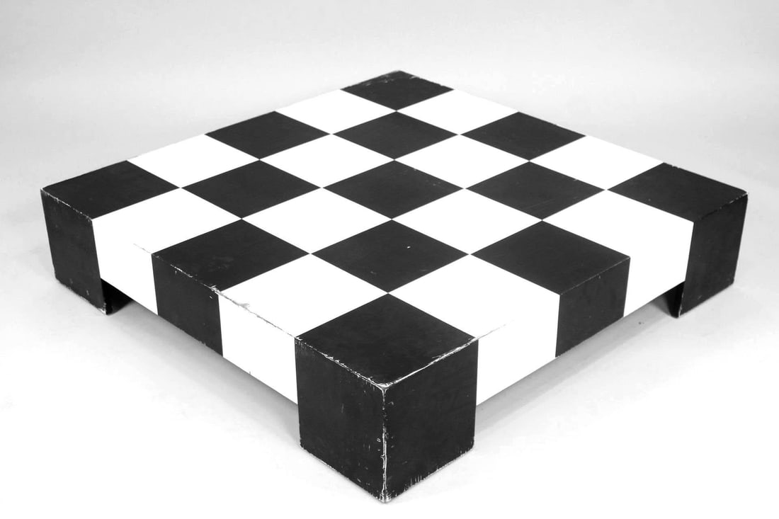 Cubist Checkerboard Coffee Table by Milo Baughman (1 of 9)