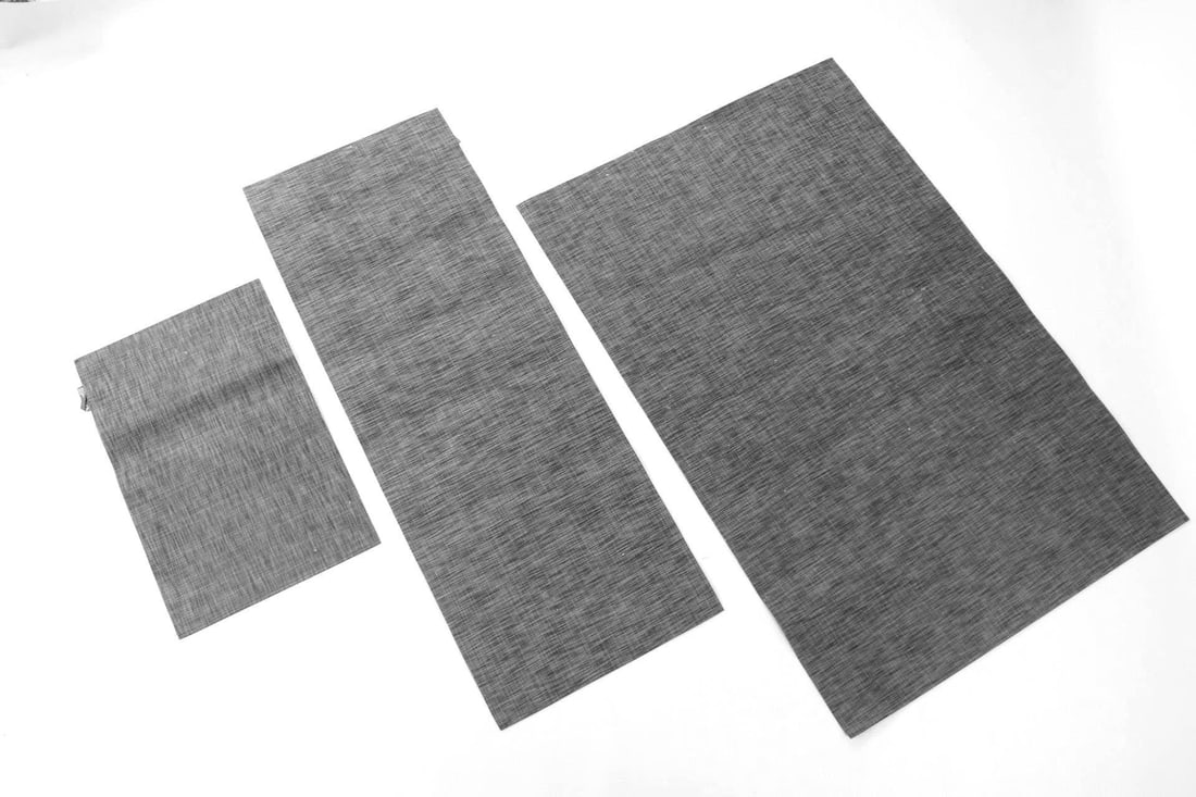 Lot of 3 Rubber Woven Chilewich Floor Mats (1 of 7)