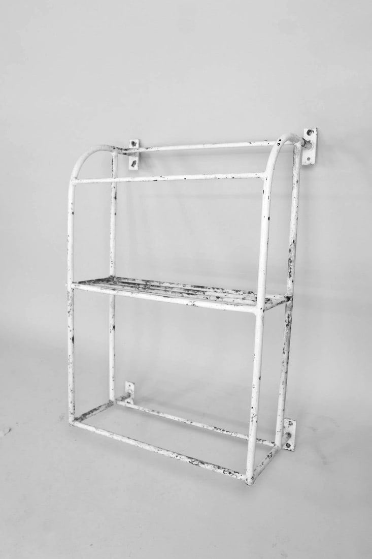 Industrial Cast Metal Wall Mounted Rack (1 of 8)