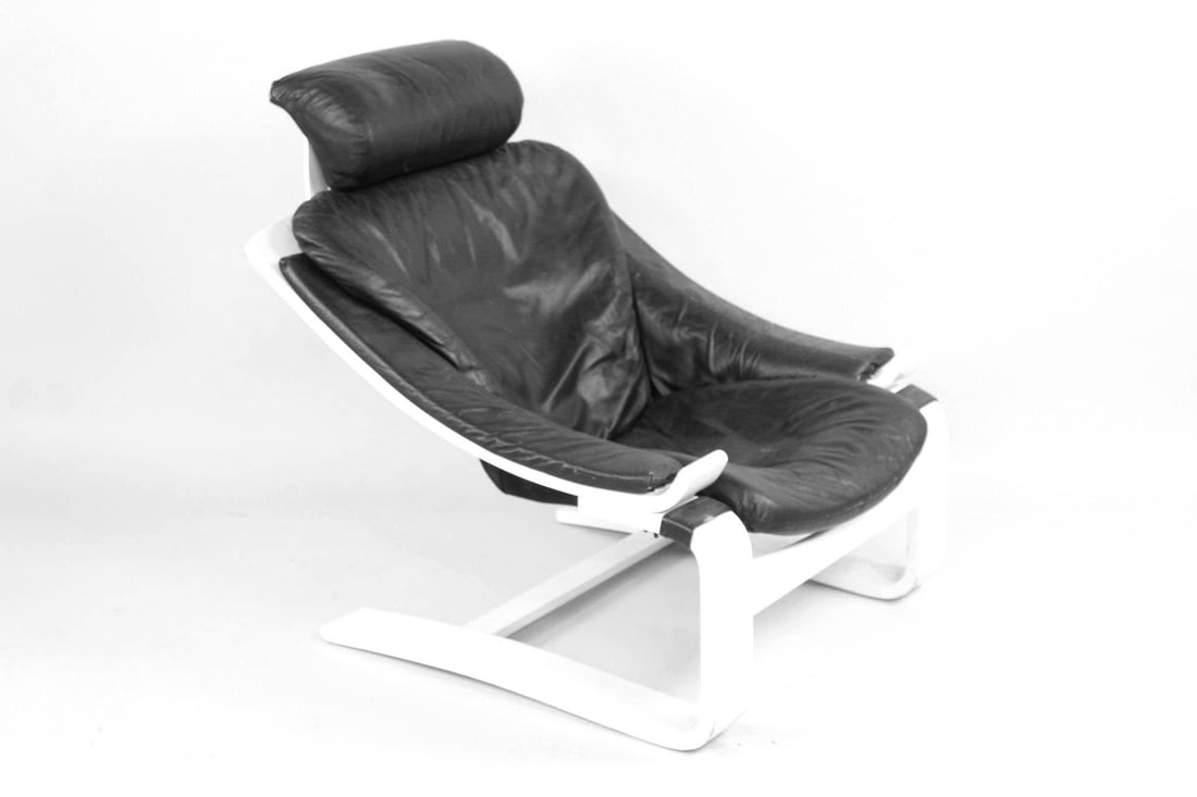 Scandinavian Modern Ake Fribyter 'Kroken' Armchair Lounge, Nelo Mobel (1 of 14)