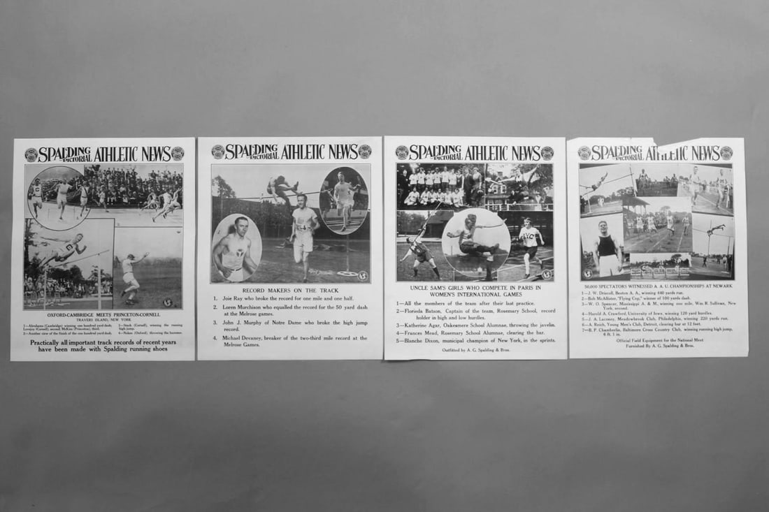 Lot of 4 Original Spalding Posters; College Track & Field (1 of 20)