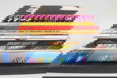 Lot of 14 Books; "Bob's World, The Life and Boys of Amg's Bob Mizer" Gay Interest: Lot of 14 Books incl. "Bob's World, The Life and Boys of Amg's Bob Mizer". Assorted lot of books, including a large scrapbook, magazines, photography, art & design and most notably, Bob's World. The L