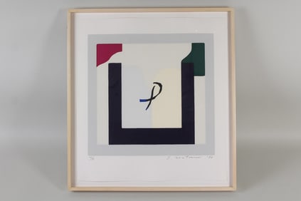 Shinsuke Notomi Abstract Silkscreen Print 1988