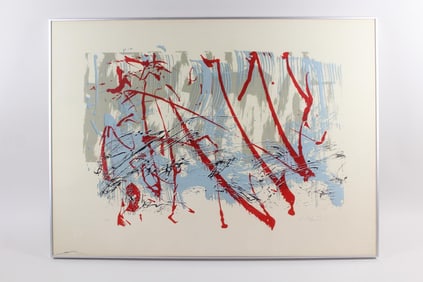 Marcelle Ferron Abstract Screenprint "Il faut que" 1978