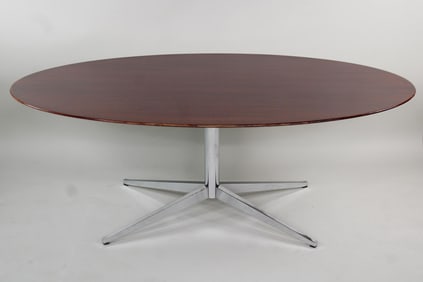 Florence Knoll Oval Dining Table for Knoll, 1 of 2