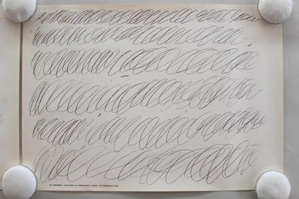 Pair of Cy Twombly 1968 Exhibition Posters,  Galleria La Tartaruga 1968