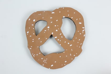 Claes Oldenburg NYC Cardboard Pretzel