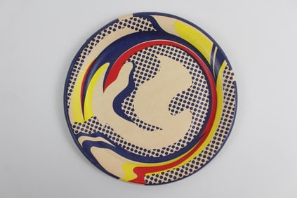 Roy Lichtenstein Screenprint Paper Plate 1969 Pop Art