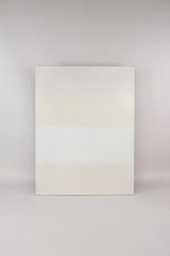 Large Clark Murray Monochromatic Minimalist Painting, Muted Cream