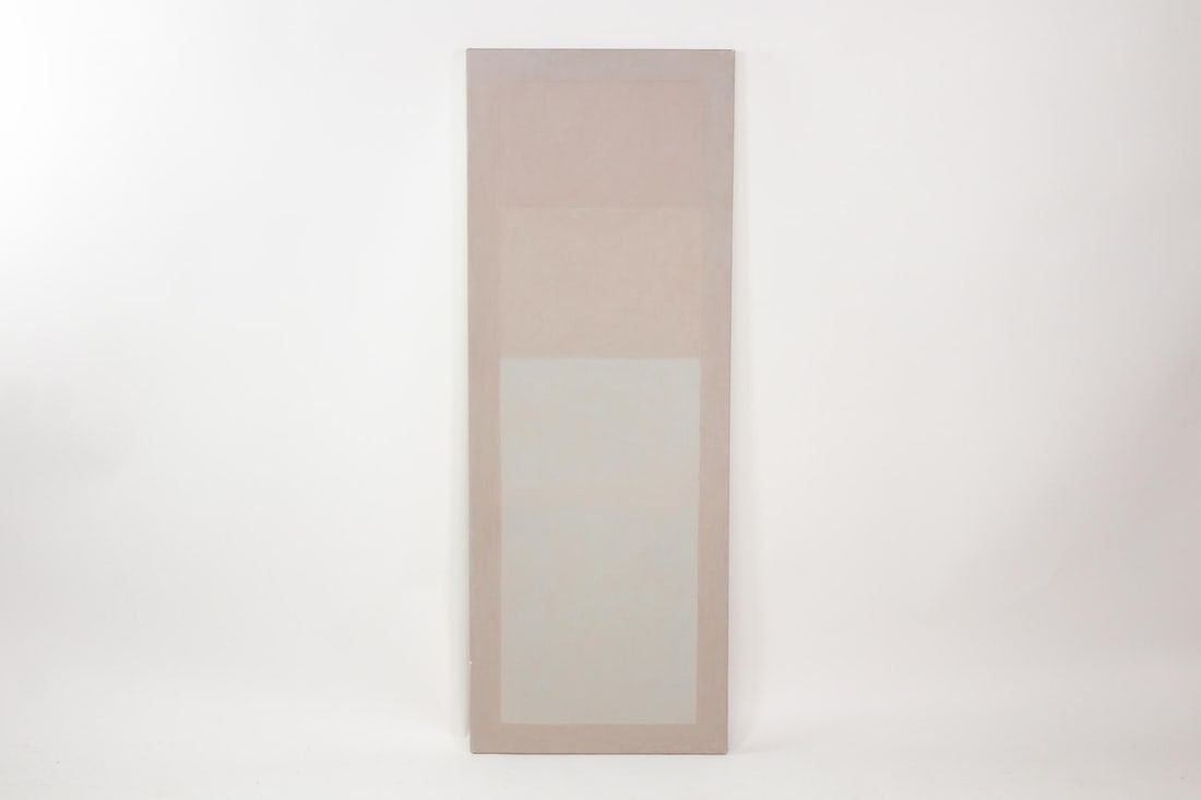 Long Clark Murray Monochromatic Minimalist Abstract Painting (1 of 8)