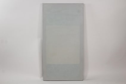 Clark Murray Monochromatic Minimalist Abstract Painting, Grey Green