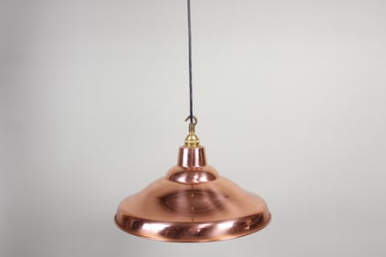 Industrial Copper Hanging Pendant Light by Original BTC