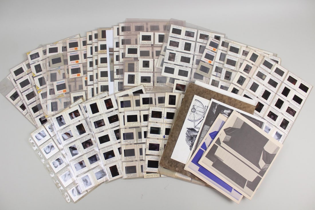 Mid-Century Lot of Joseph Pacheco Graphic Design Art Slides & Writing (1 of 15)