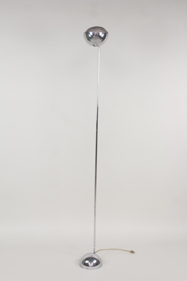 George Kovacs Mid-Century Modern Nickel Floor Lamp (1 of 11)