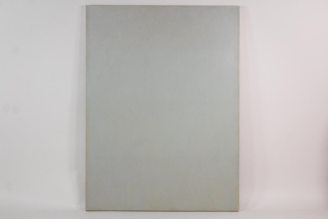 Large Clark Murray Monochromatic Minimalist Painting, Moss Green 1998 (1 of 12)