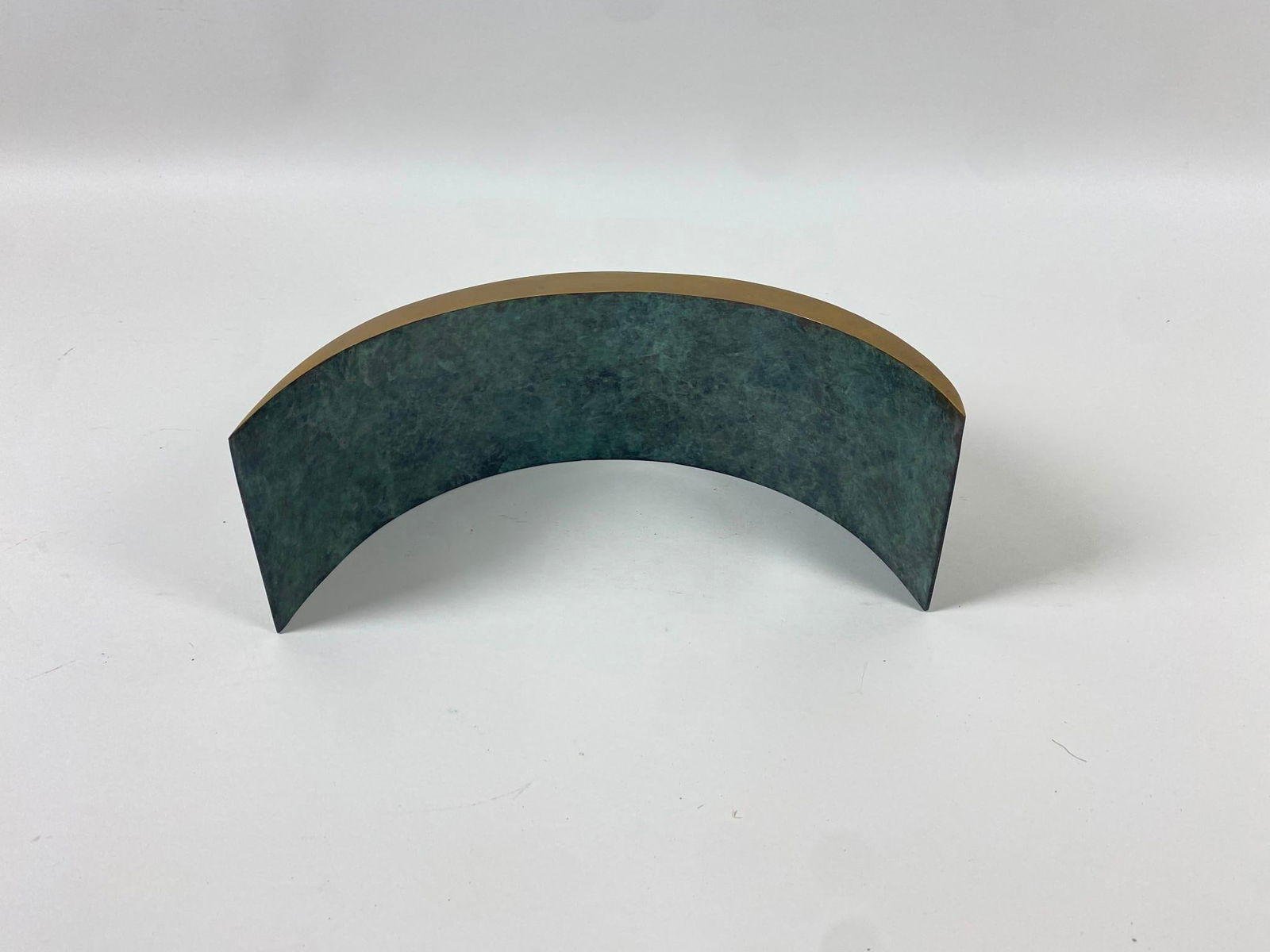Clark Murray Bronze Crescent Minimalist Abstract Sculpture (1 of 13)
